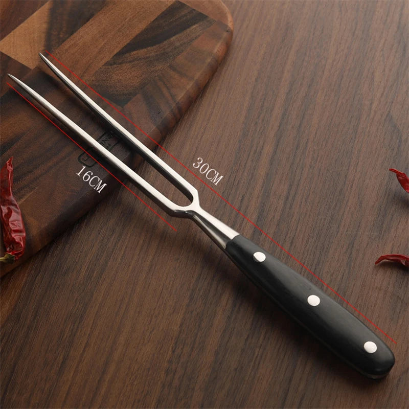 Grill Fork Beef Grill Tools BBQ Accessories Stainless Steel Portable Outdoor BBQ Camping Cooking Barbecue Grill Barbecue Grill
