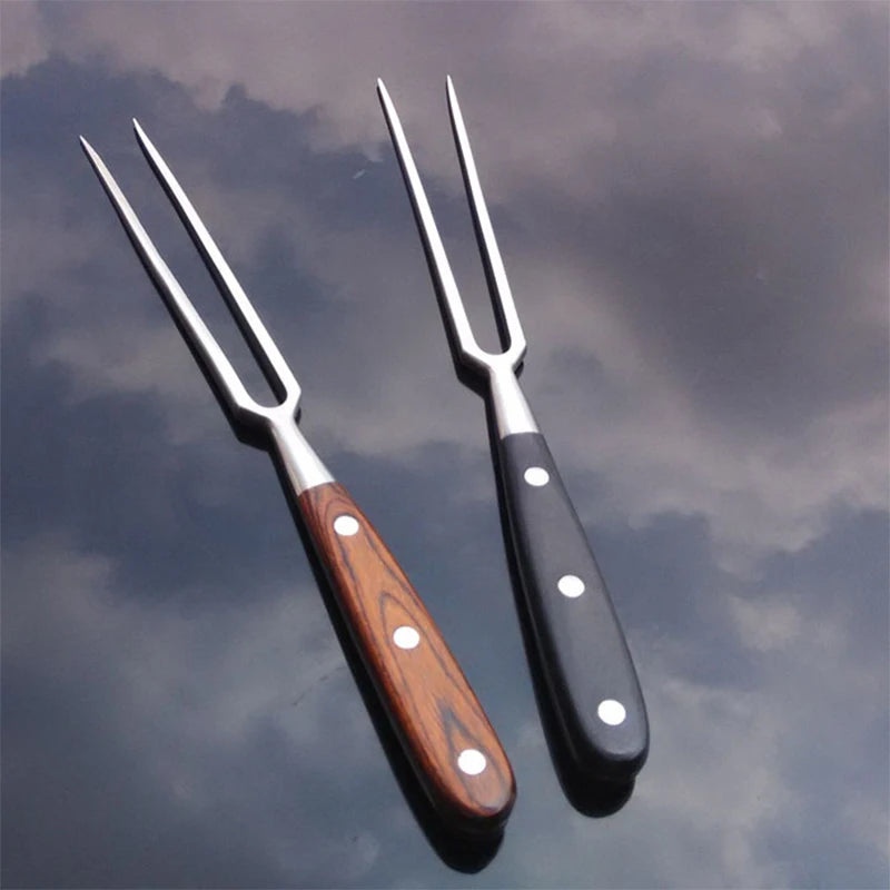 Grill Fork Beef Grill Tools BBQ Accessories Stainless Steel Portable Outdoor BBQ Camping Cooking Barbecue Grill Barbecue Grill