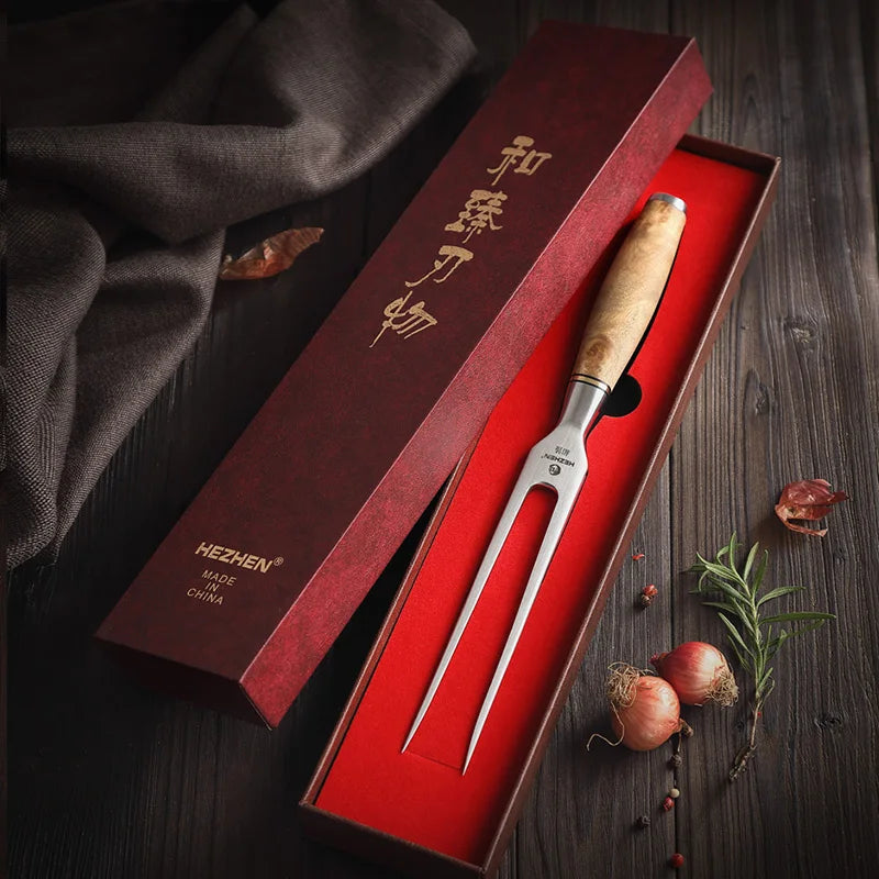 HEZHEN Master Forge Fleischgabel – Für echte BBQ-Boss-Moves