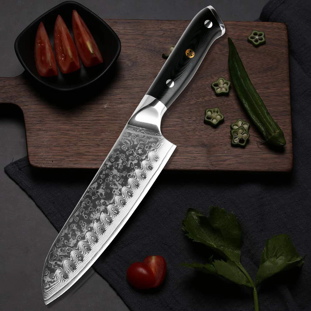 XITUO Damastmesser-Set – Japanischer Stahl trifft auf BBQ-Power
