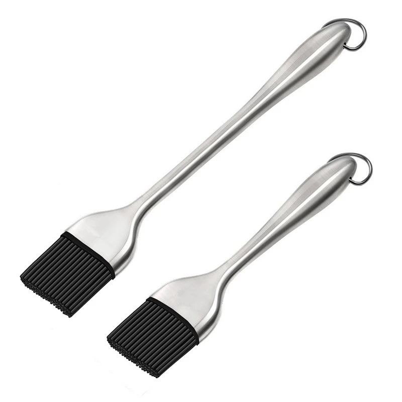 Silikon-Grillpinsel mit Edelstahlgriff – Wenn Marinieren zum Genuss wird