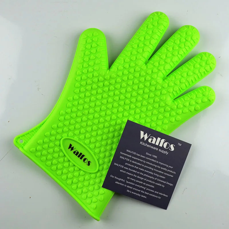 Silikon-Grillhandschuh von Walfos – Hitzeschutz mit Grip & Style
