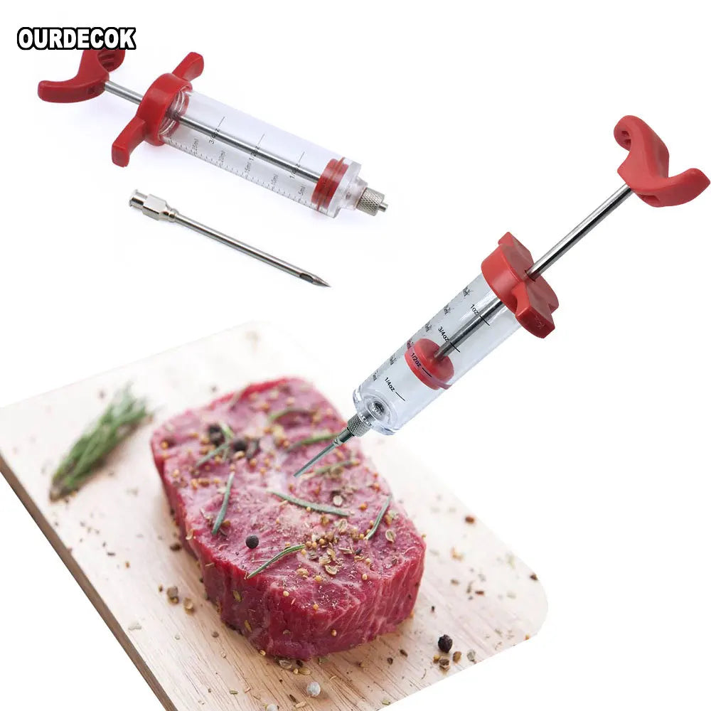 BBQ-Marinadenspritze Set – Für Geschmack, der unter die Haut geht