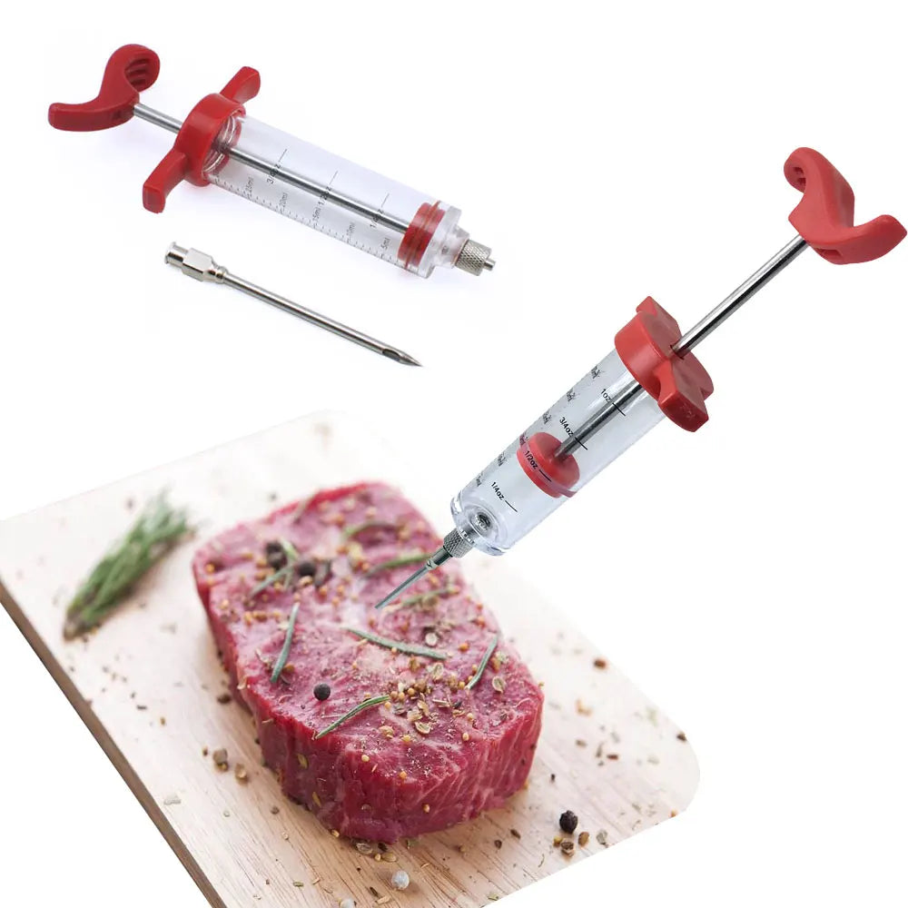 BBQ-Marinadenspritze Set – Für Geschmack, der unter die Haut geht