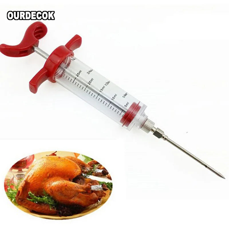 BBQ-Marinadenspritze Set – Für Geschmack, der unter die Haut geht