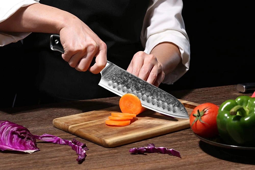 XITUO Damastmesser-Set – Japanischer Stahl trifft auf BBQ-Power