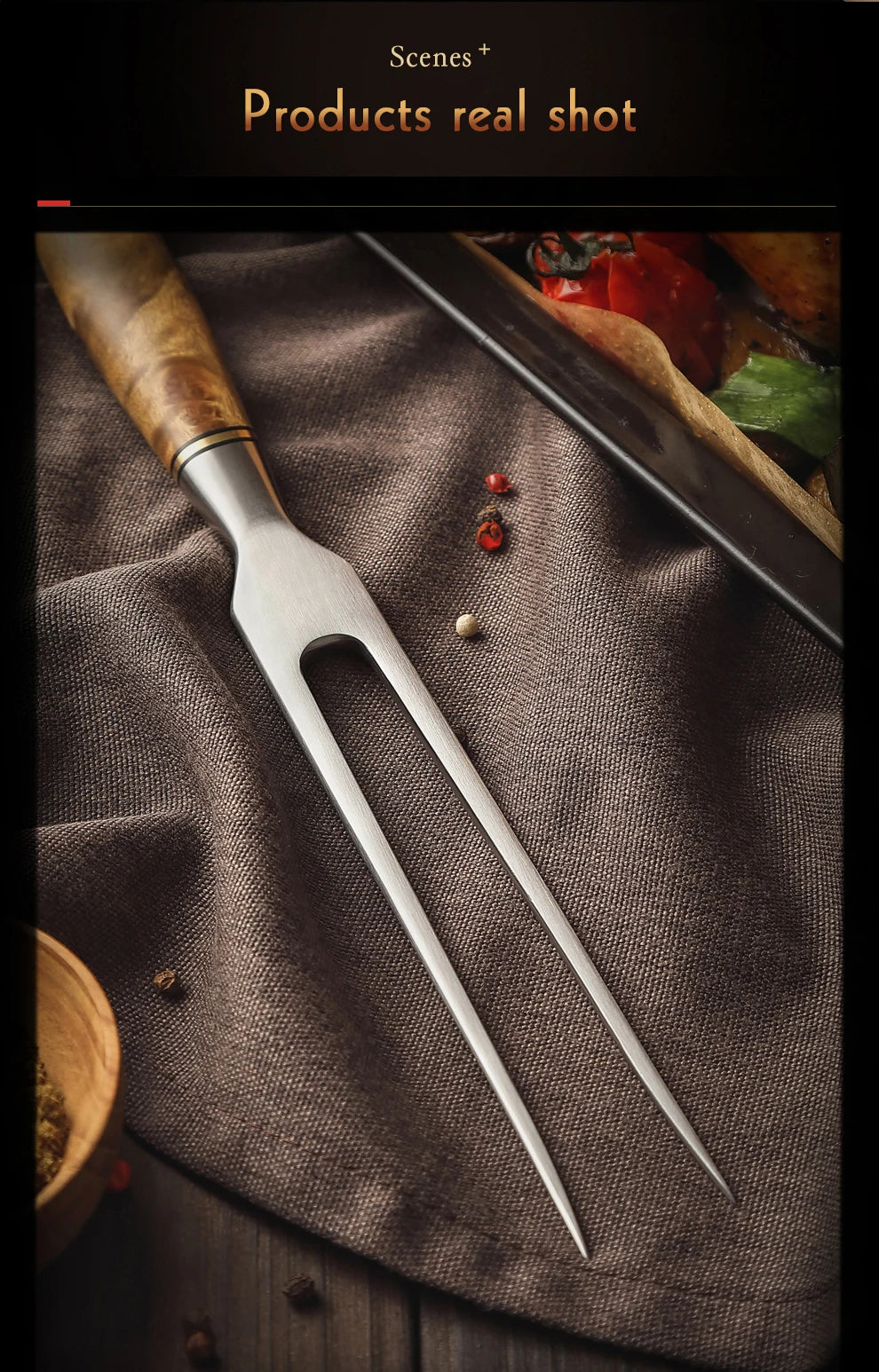 HEZHEN Master Forge Fleischgabel – Für echte BBQ-Boss-Moves