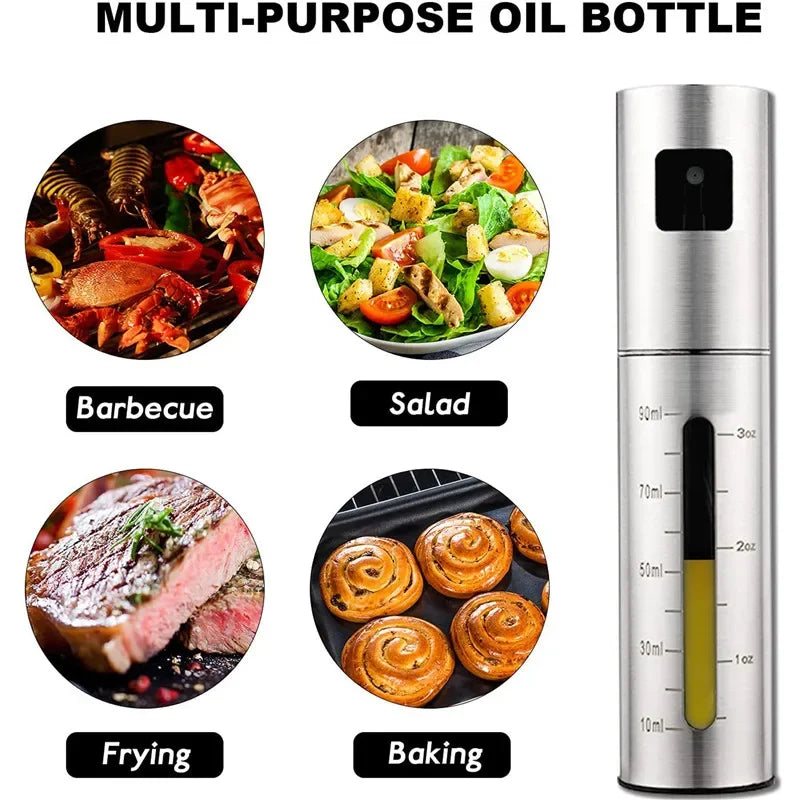 BBQ & Backen Olivenöl-Sprühflasche – Präzises Sprühen für Grill, Küche und BBQ