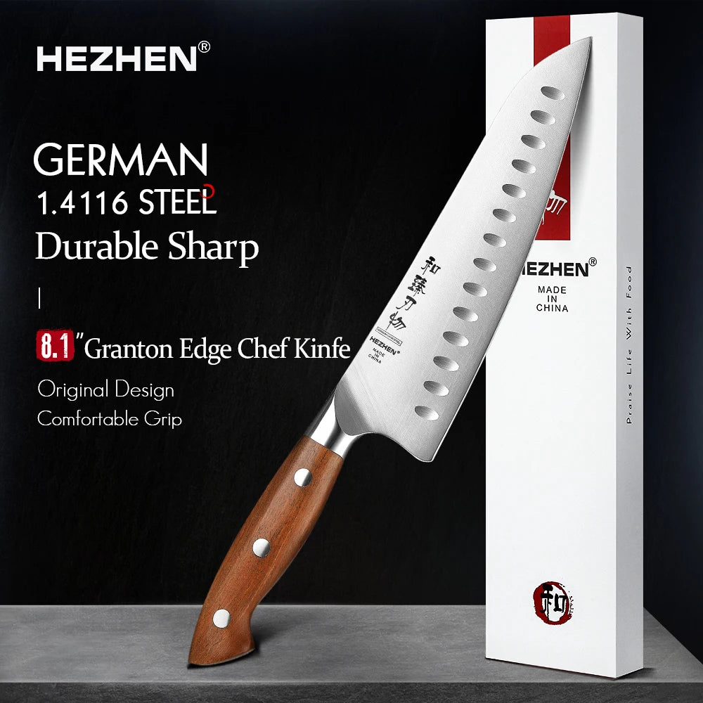 HEZHEN Küchenmesser-Set – Klassisch, kraftvoll, kompromisslos