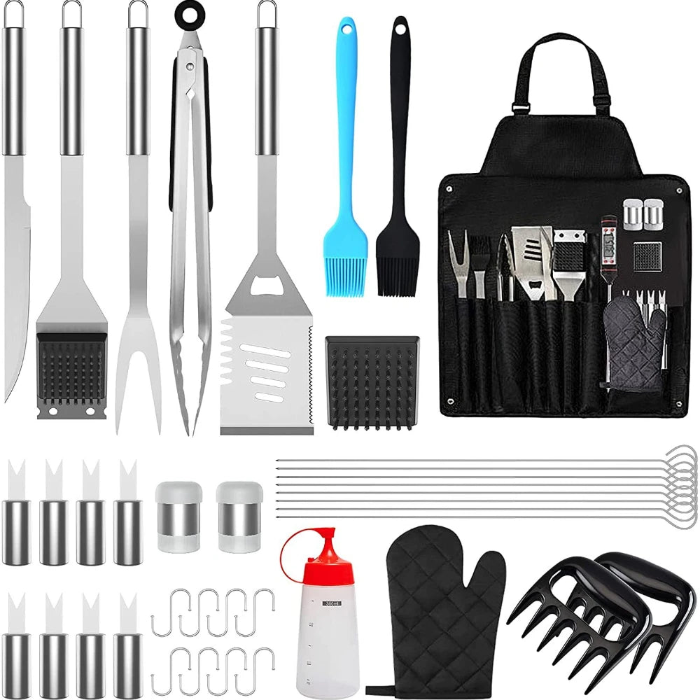 Grillwerkzeug-Set (25 oder 39 Teile) – Alles dabei, was dein BBQ braucht