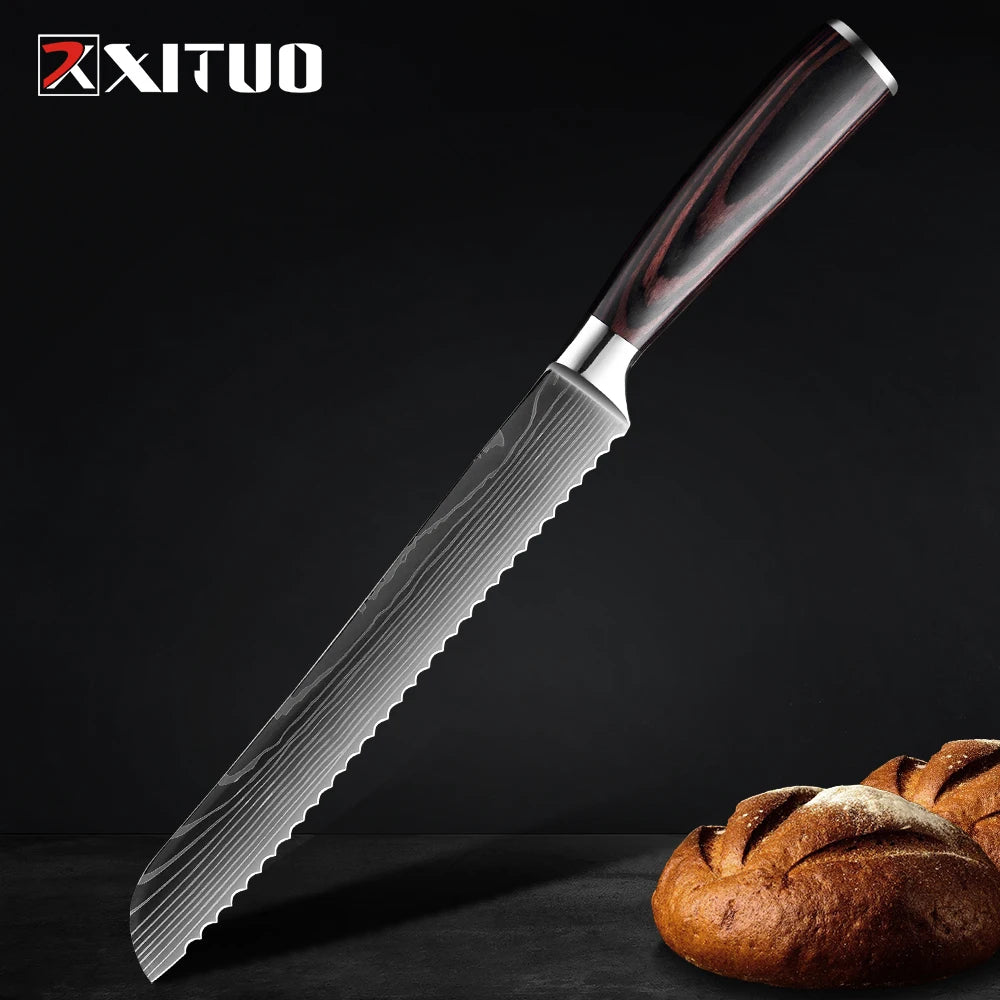XITUO Küchenmesser-Set – Scharfe Klingen für dein BBQ- und Küchen-Level