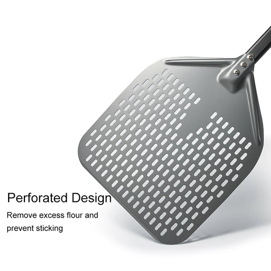 Onilini Pizza Tools – 3-teiliges Set mit Schaufel, Bürste & Griffpower