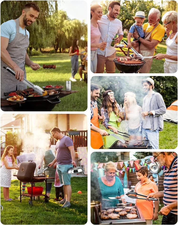 12-teiliges Grillzubehör-Set mit Tasche – Alles, was dein Grillherz braucht