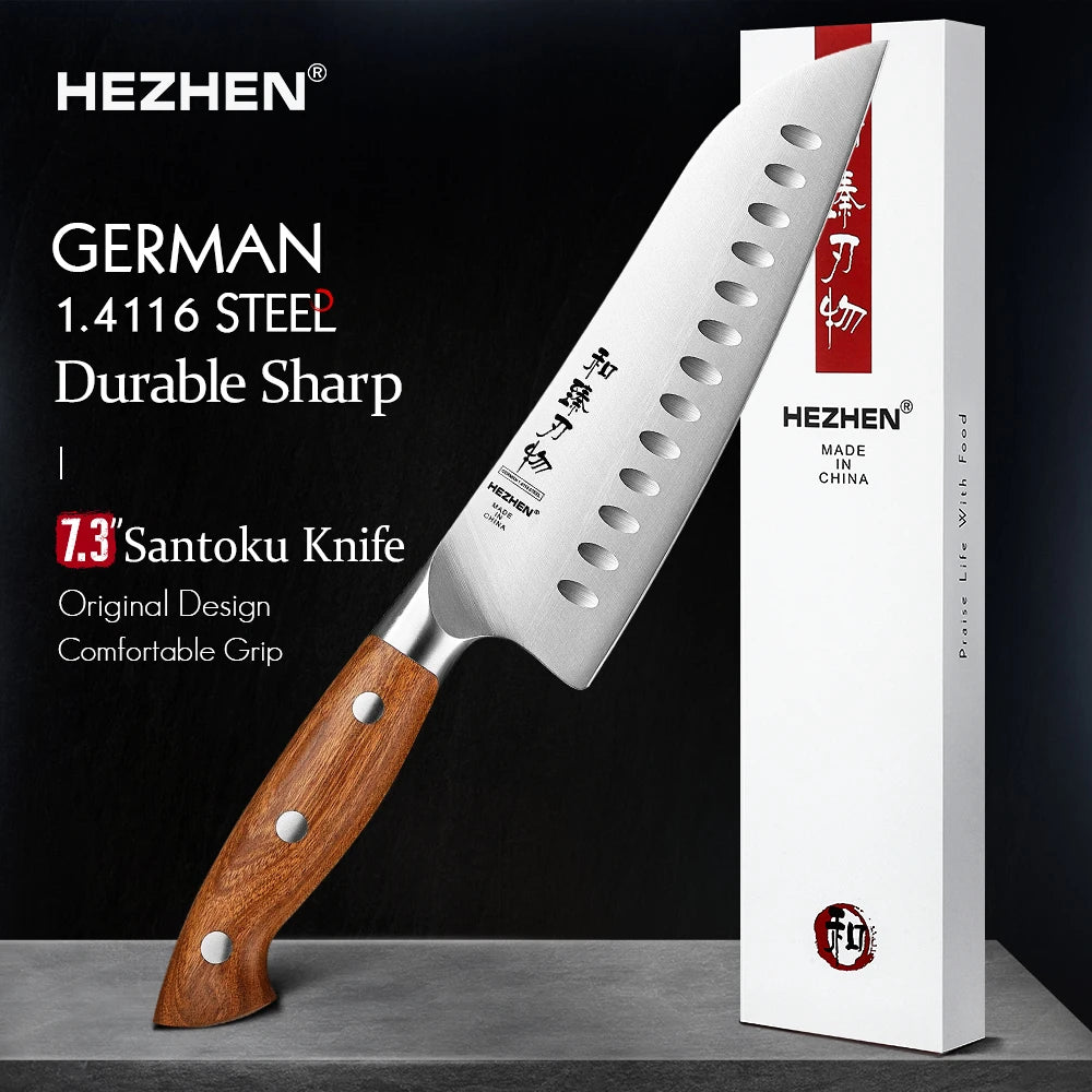 HEZHEN Küchenmesser-Set – Klassisch, kraftvoll, kompromisslos