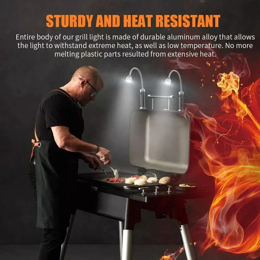 360° LED-Grilllicht mit Magnetfuß – Damit dein BBQ auch nachts glänzt