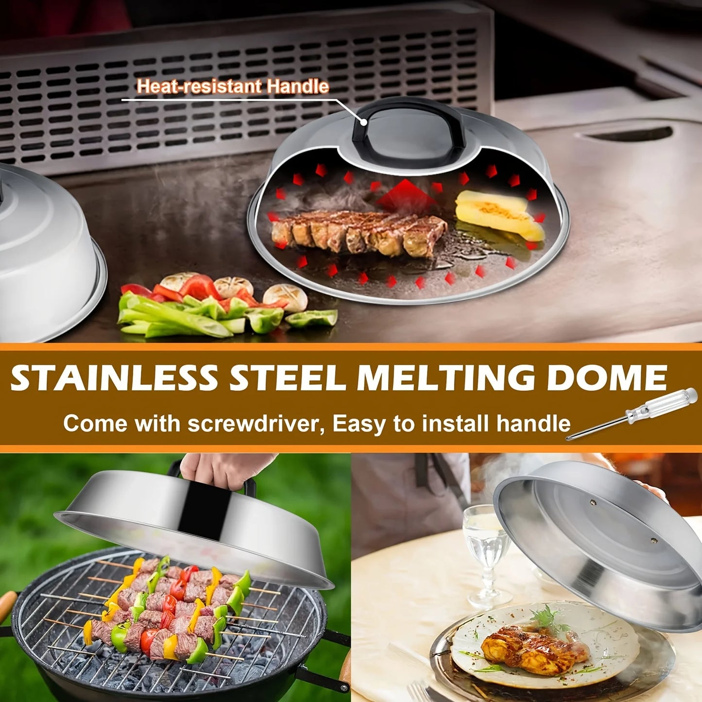 15-teiliges Grill-Set – Perfekt für Outdoor, Camping und BBQ-Fans