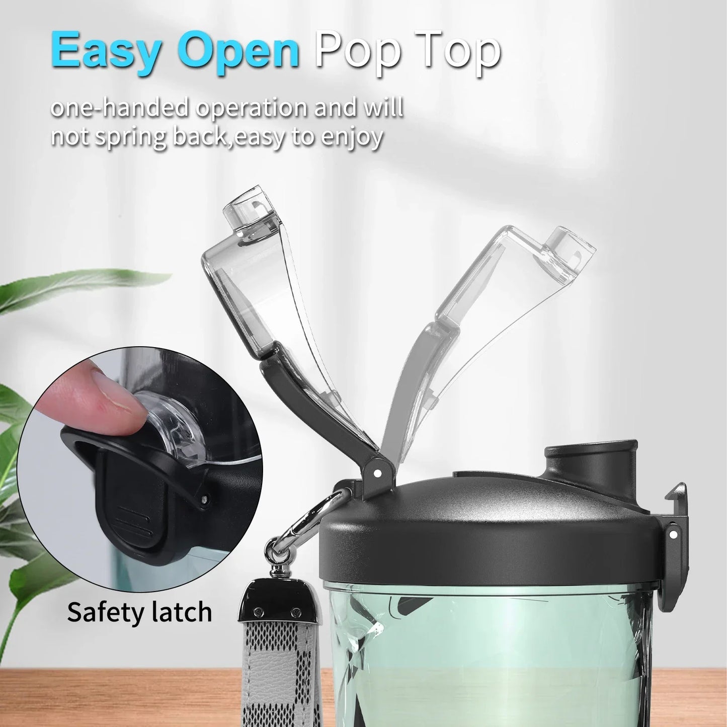 Tragbarer Mixer & Elektrischer Entsafter – 600 ml, 4000 mAh USB‑Akku