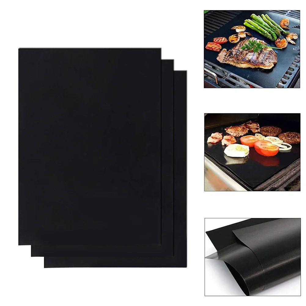 Reusable non-stick grill mat – Grill cleanly like a pro