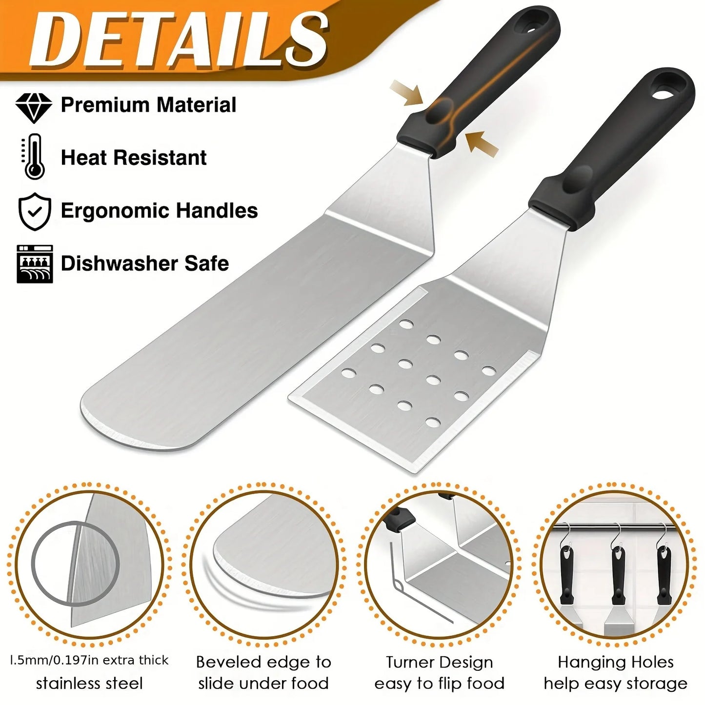 15-teiliges Grill-Set – Perfekt für Outdoor, Camping und BBQ-Fans