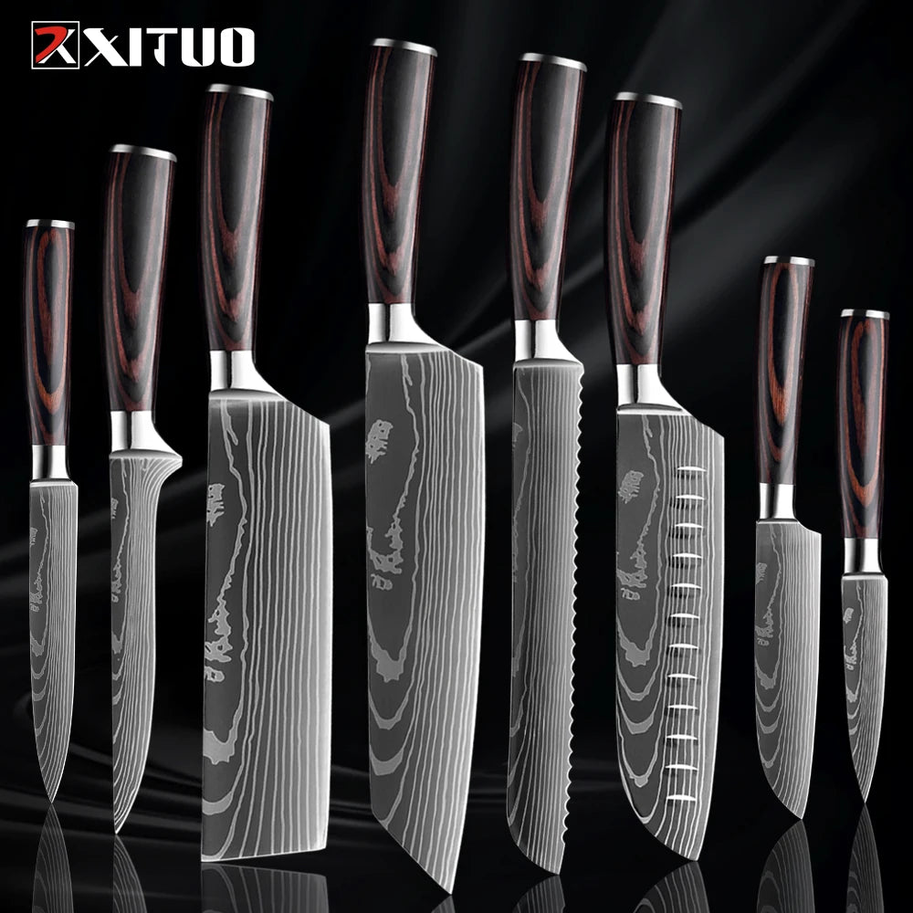 XITUO Küchenmesser-Set – Scharfe Klingen für dein BBQ- und Küchen-Level