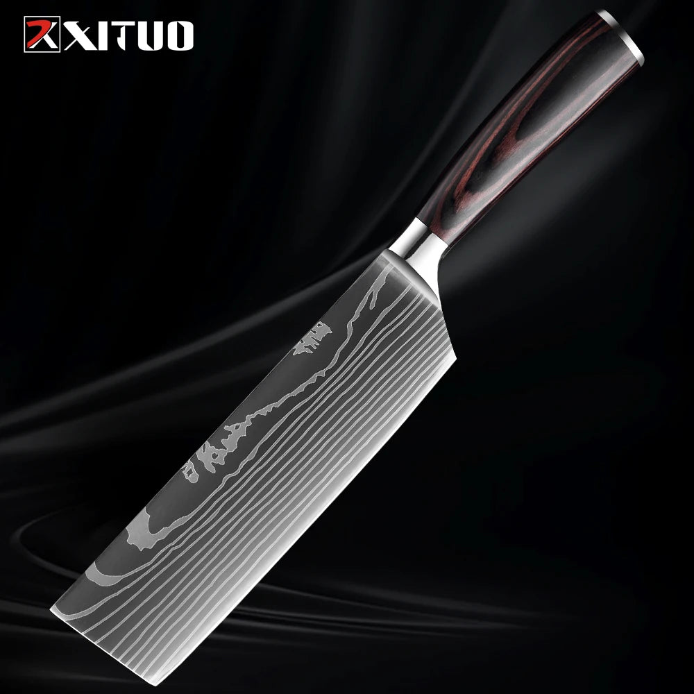 XITUO Küchenmesser-Set – Scharfe Klingen für dein BBQ- und Küchen-Level