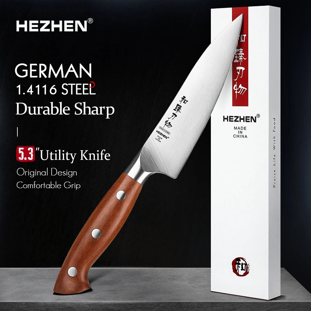 HEZHEN Küchenmesser-Set – Klassisch, kraftvoll, kompromisslos