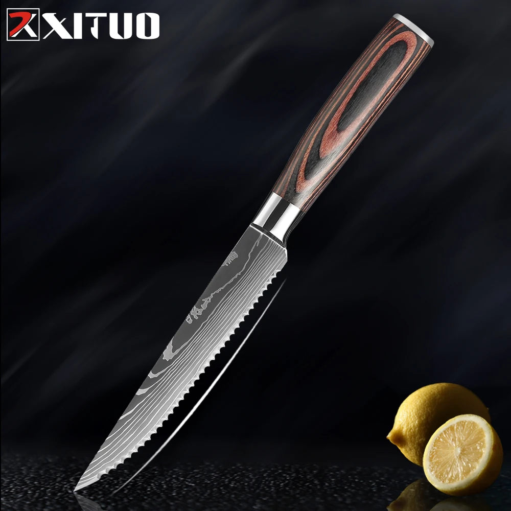 XITUO Küchenmesser-Set – Scharfe Klingen für dein BBQ- und Küchen-Level