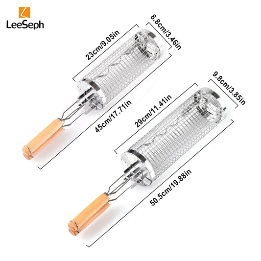 Rollbarer Grillkorb aus Edelstahl – Für alles, was nicht durch den Rost fallen soll