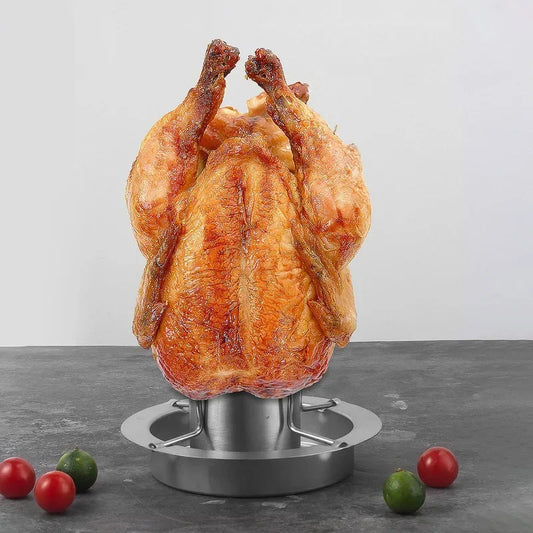 Edelstahl-Hähnchen-Rost – Für legendäres Grillhähnchen mit Stil