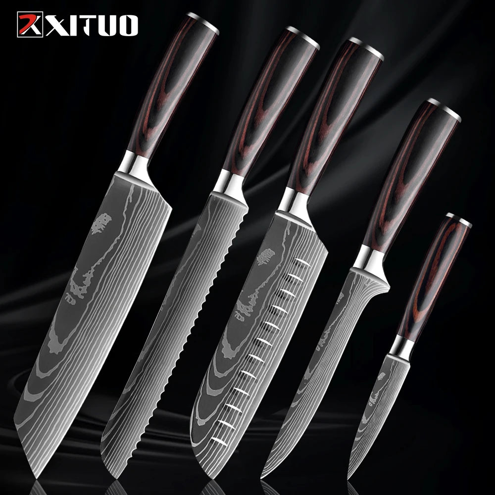 XITUO Küchenmesser-Set – Scharfe Klingen für dein BBQ- und Küchen-Level