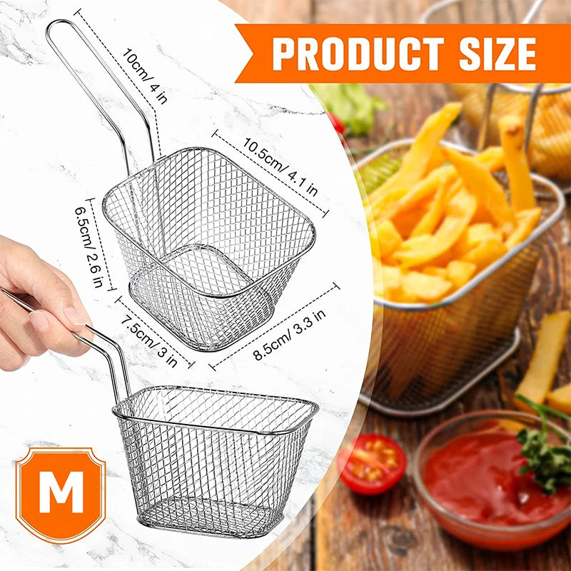 Klein. Quadratisch. Knusprig. – Der Pommes-Frites-Korb von Divine Grill