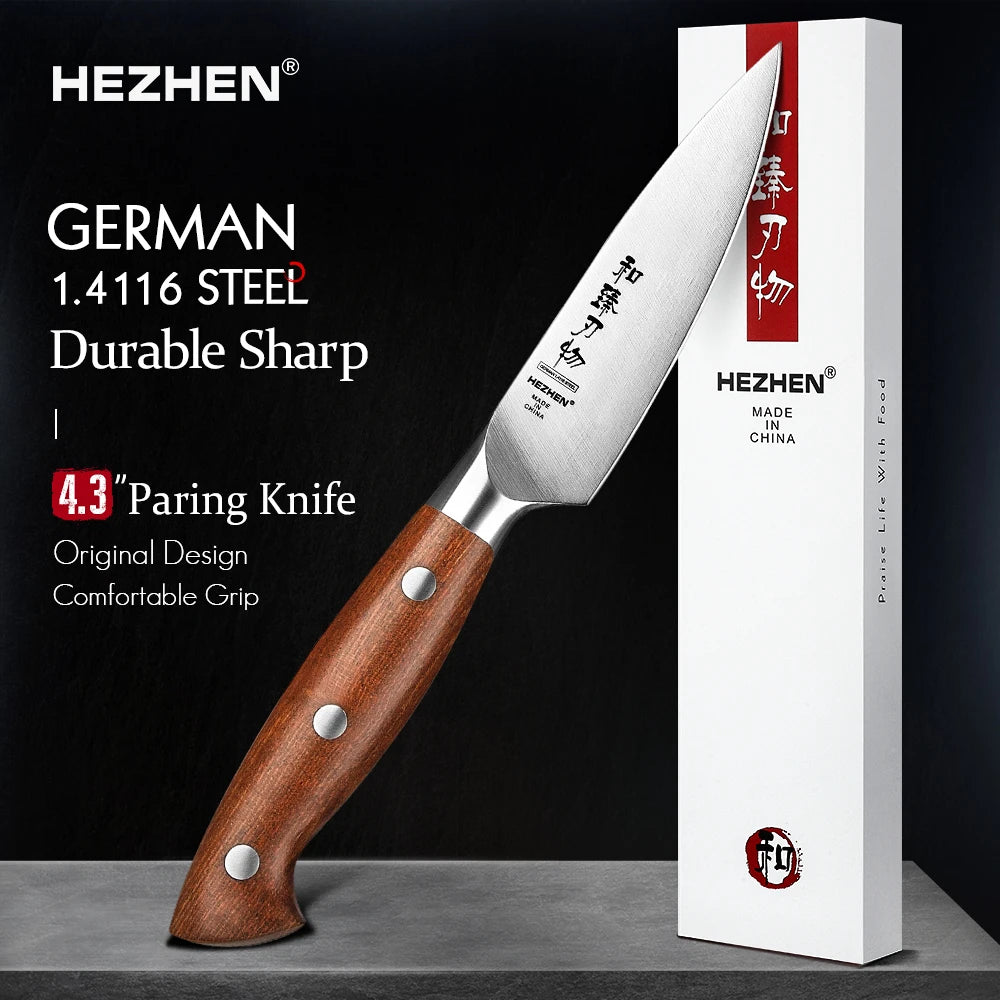 HEZHEN Küchenmesser-Set – Klassisch, kraftvoll, kompromisslos