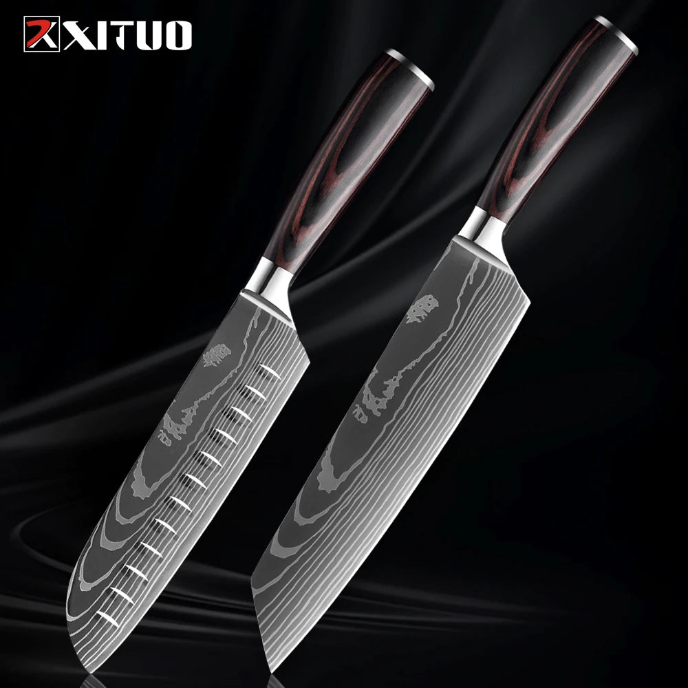 XITUO Küchenmesser-Set – Scharfe Klingen für dein BBQ- und Küchen-Level