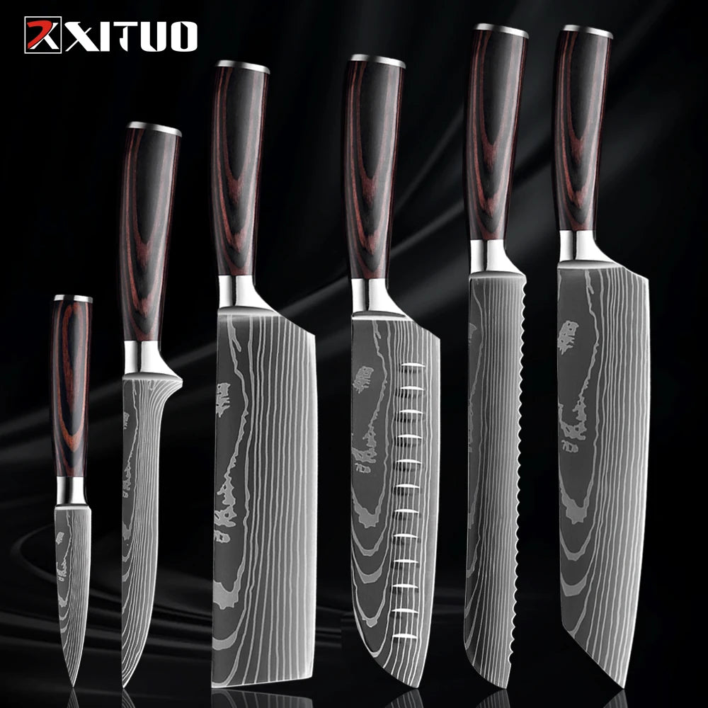 XITUO Küchenmesser-Set – Scharfe Klingen für dein BBQ- und Küchen-Level