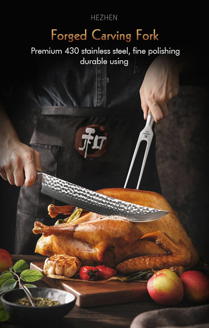 HEZHEN Master Forge Fleischgabel – Für echte BBQ-Boss-Moves
