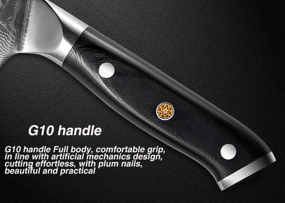 XITUO Damastmesser-Set – Japanischer Stahl trifft auf BBQ-Power