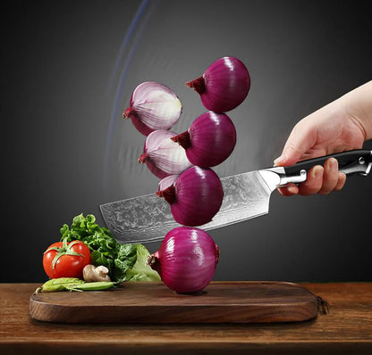 XITUO Damastmesser-Set – Japanischer Stahl trifft auf BBQ-Power
