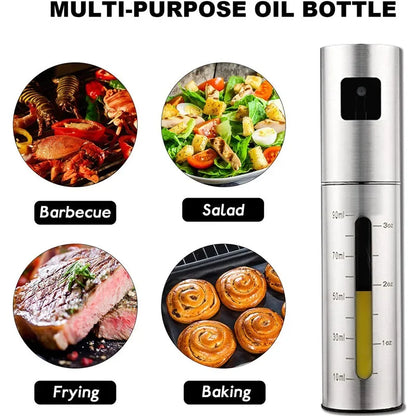 BBQ & Backen Olivenöl-Sprühflasche – Präzises Sprühen für Grill, Küche und BBQ