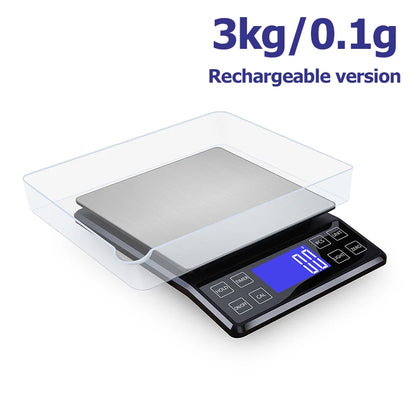 Hochpräzise Küchen‑ & Küchenwaage – 3 kg | 5 kg | 10 kg, 0,1 g Teilung