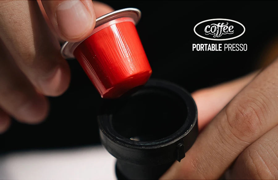 CAFELFFE 3-in-1 Tragbare Kaffeemaschine – Heiß & Kalt Espresso-Genuss für Abenteuer unterwegs