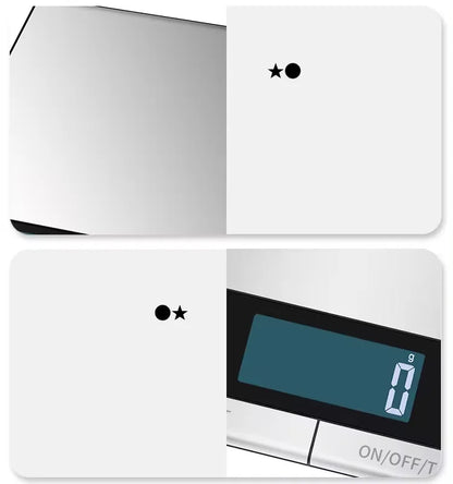 Lebensmittelwaage 22 lb (10 kg) – Digital, wiederaufladbar & Edelstahl 304