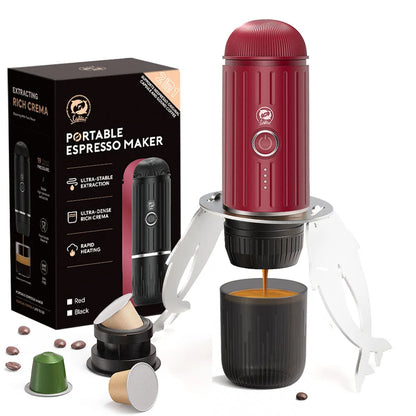 ICAFILAS Tragbare Elektrische Kaffeemaschine – Dein Espresso-Buddy für unterwegs