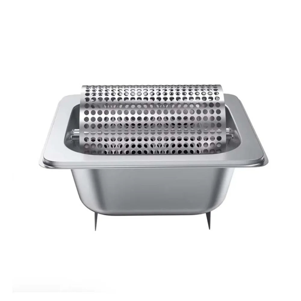 Edelstahl Butterwalze mit Sockel – Perfekter Butterspender für Burger & Grill