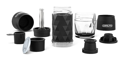 CAFELFFE 3-in-1 Tragbare Kaffeemaschine – Heiß & Kalt Espresso-Genuss für Abenteuer unterwegs