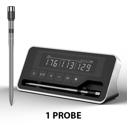 Kabelloses Fleischthermometer mit Bluetooth – Digitale Sonde & App-Steuerung für BBQ, Ofen & Smoker