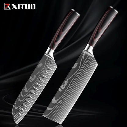 XITUO Küchenmesser-Set – Scharfe Klingen für dein BBQ- und Küchen-Level