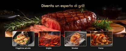 Inkbird Kabelloses Fleischthermometer – Wasserdicht & Digital für Grill, Ofen & Rotisserie