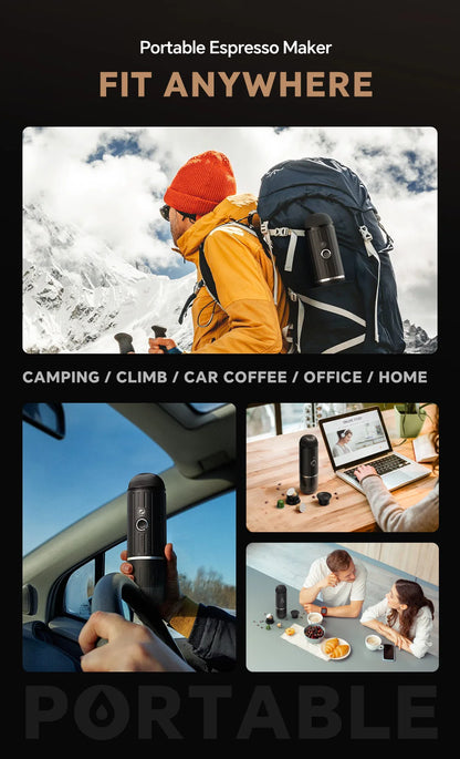 ICAFILAS Tragbare Elektrische Kaffeemaschine – Dein Espresso-Buddy für unterwegs