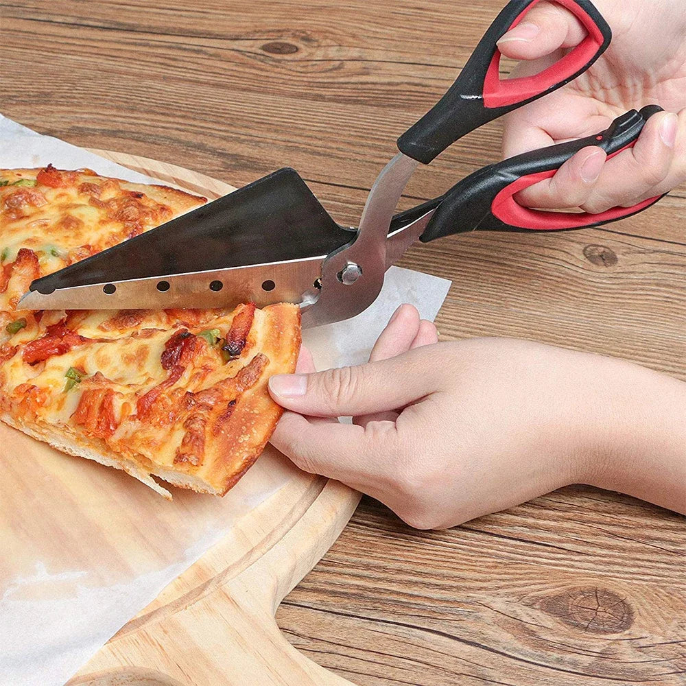 Pizzaschere mit Edelstahlklinge – Dein Präzisionswerkzeug für perfekte Pizzaschnitte
