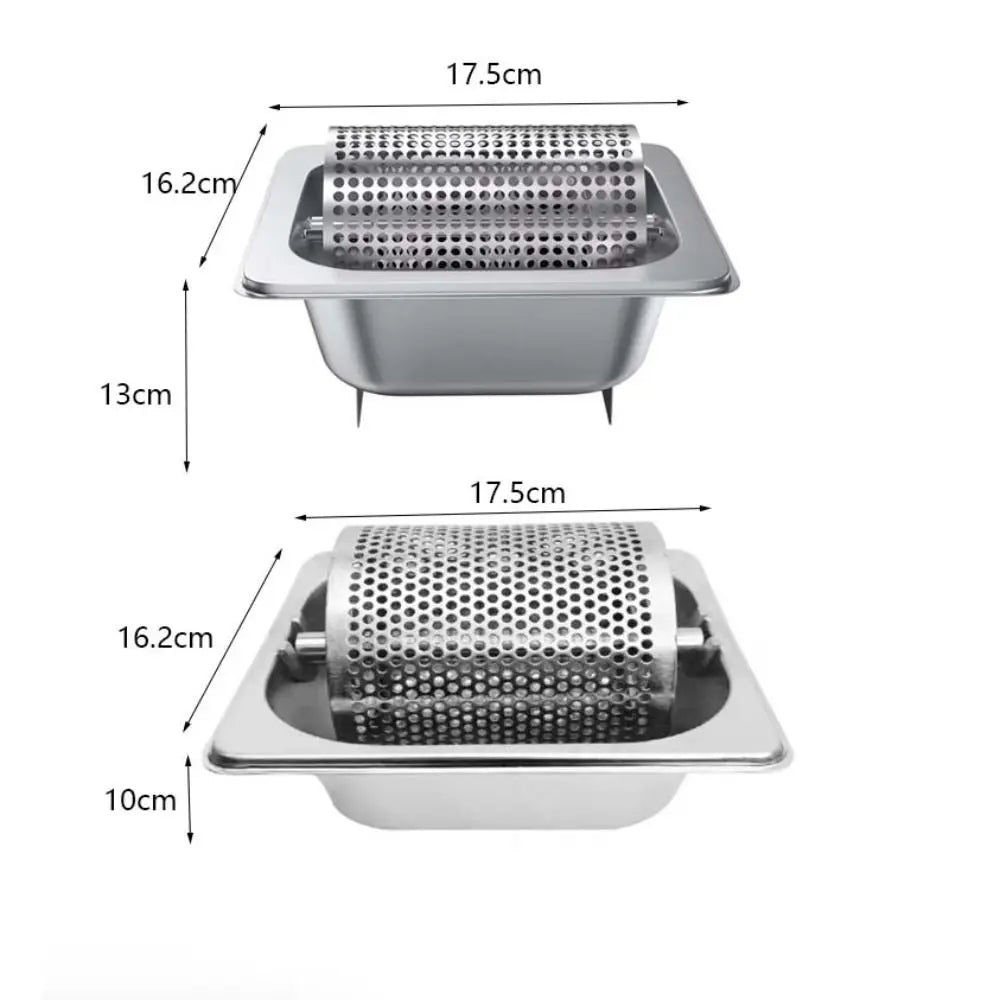 Edelstahl Butterwalze mit Sockel – Perfekter Butterspender für Burger & Grill